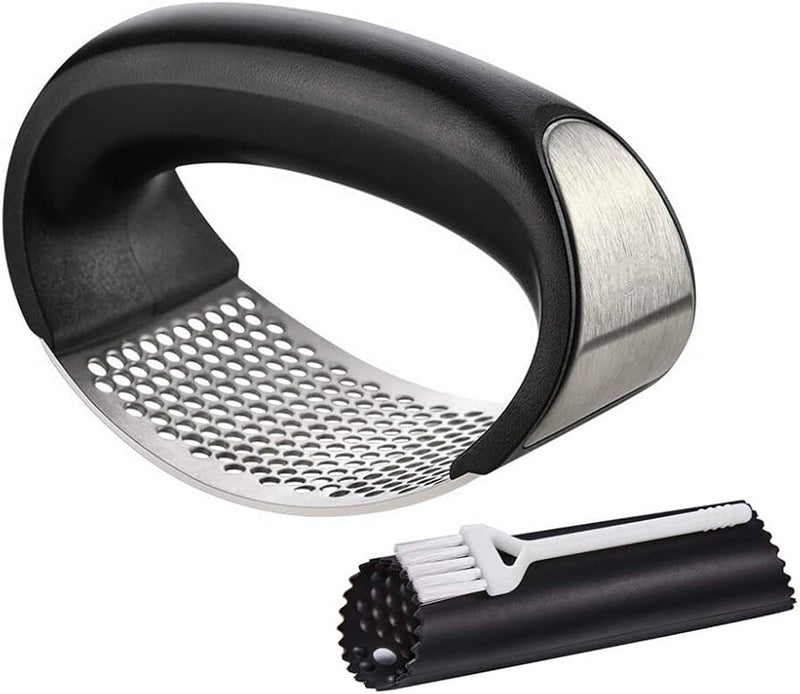 Espremedor Amassador Triturador De Alho Inox Manual Cozinha Garlic Press